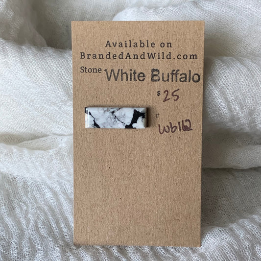 White Buffalo Cabochon - WB112
