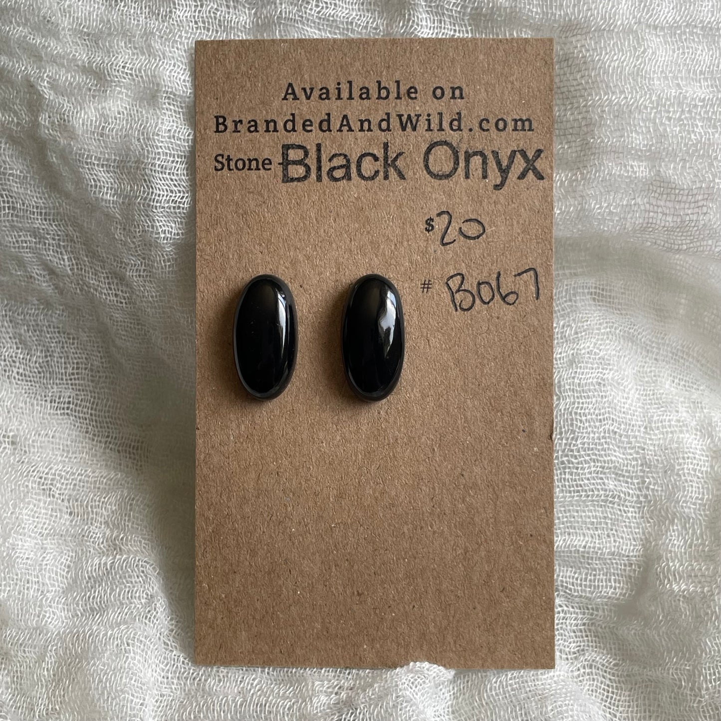 Black Onyx - Cabochon - BO67