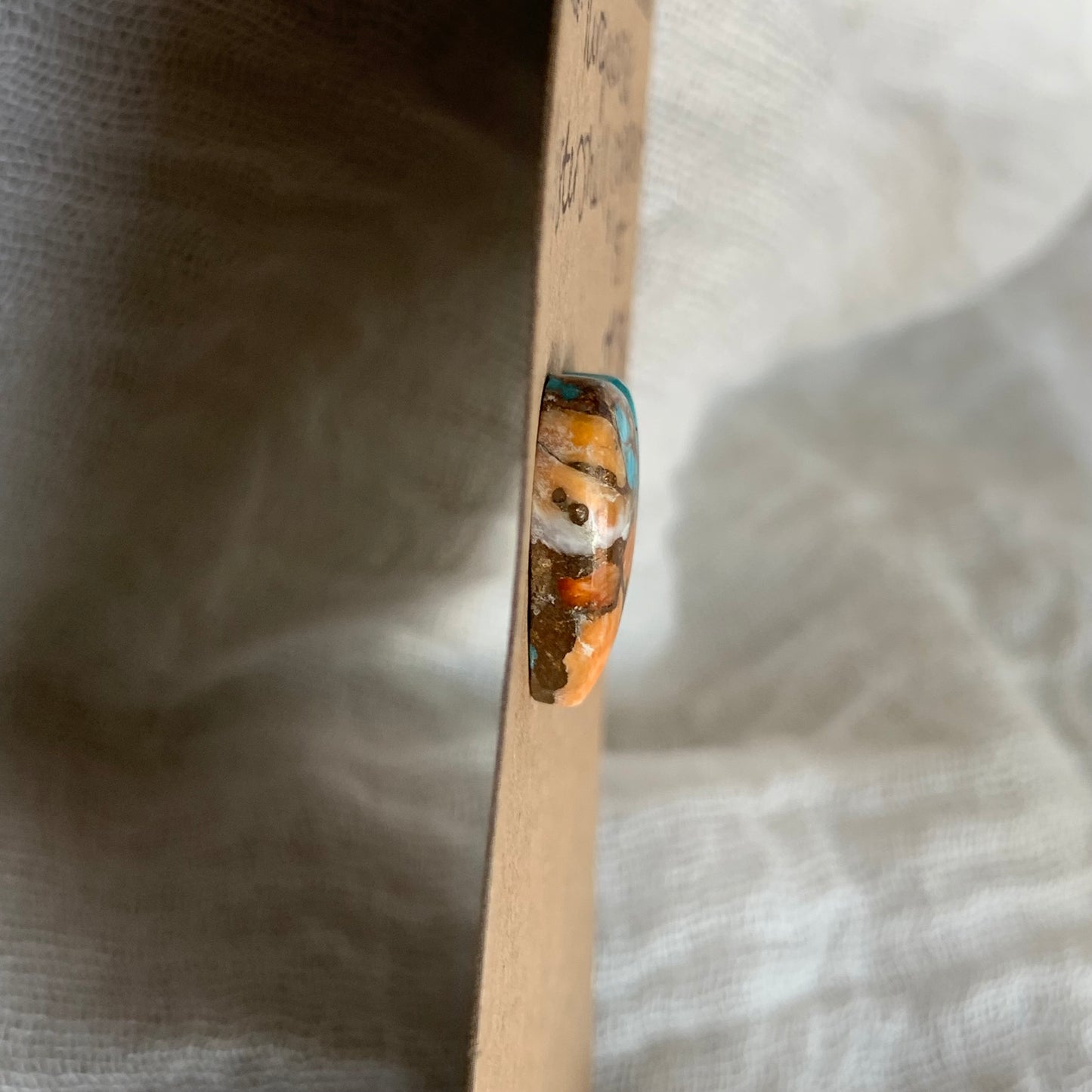 Turquoise, Oystershell, Copper Cabochon - TOC36