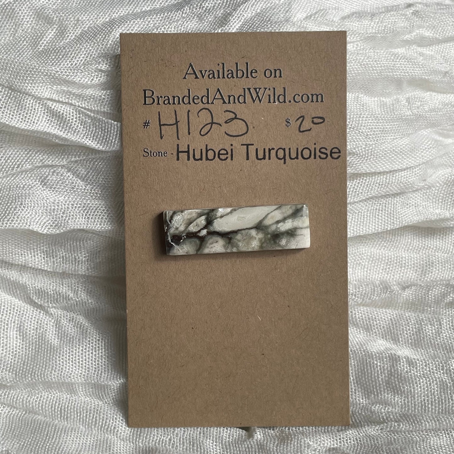 Hubei Turquoise Cabochon - H123 371A6888-7AE5-4C67-8D05-6DEF07E57B15 Brandedandwild.com