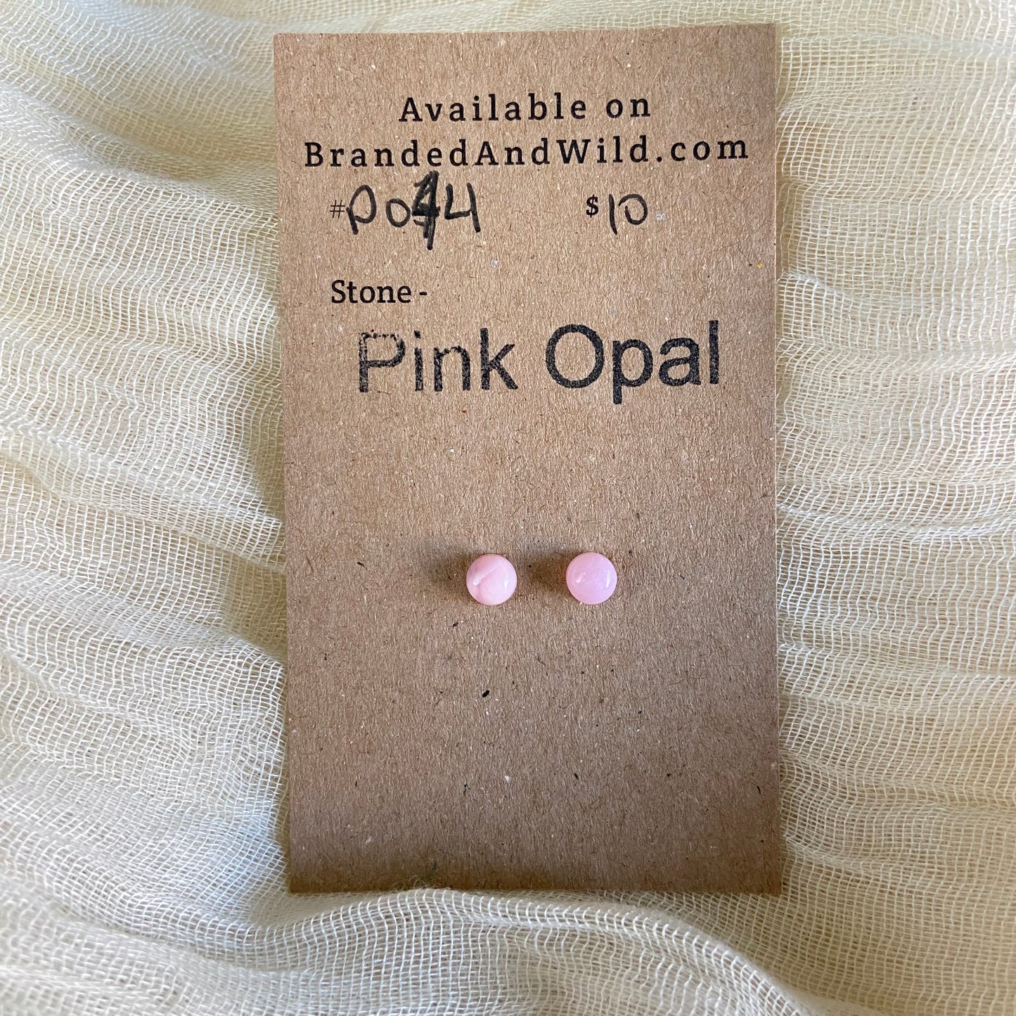 Pink Opal Cabochon - P014