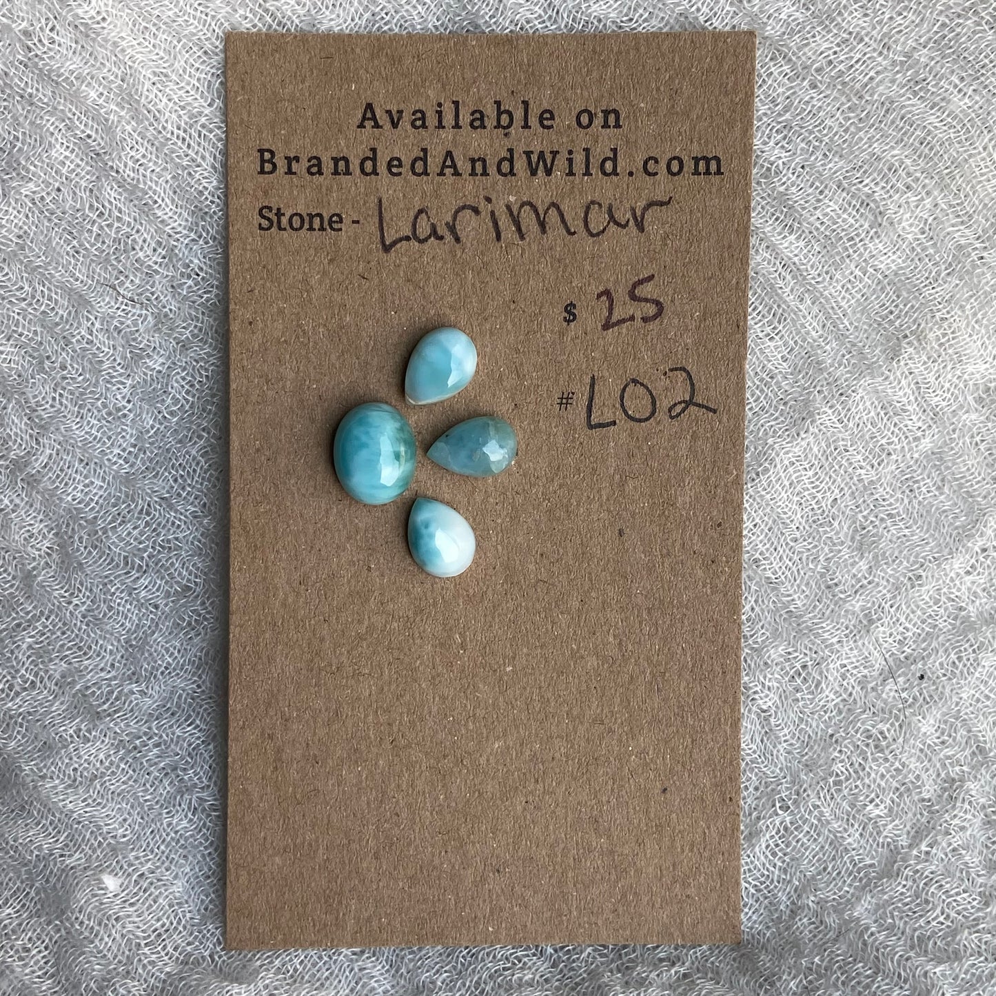 Larimar Cabochon - L02