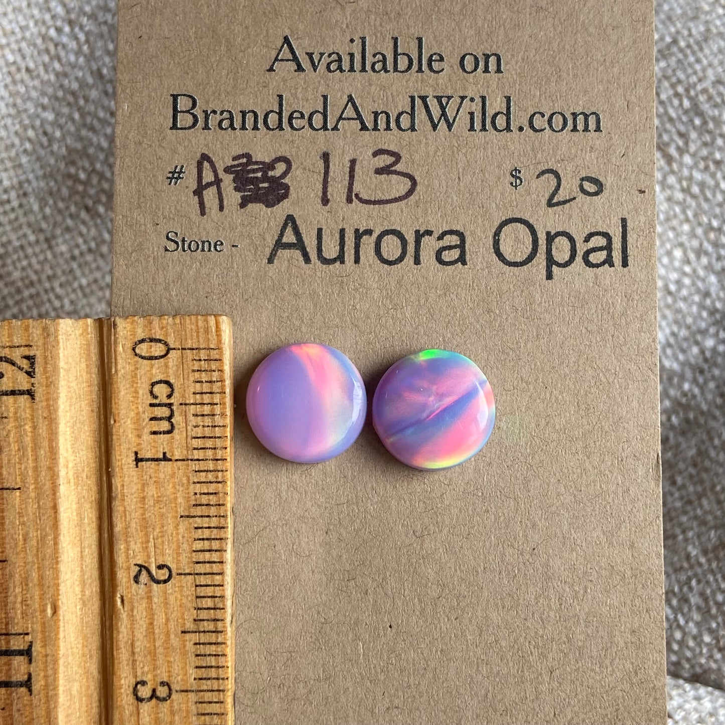 Aurora Opal Cabochon - A113 376E5E33-098E-4249-8301-125C845C982F Brandedandwild.com