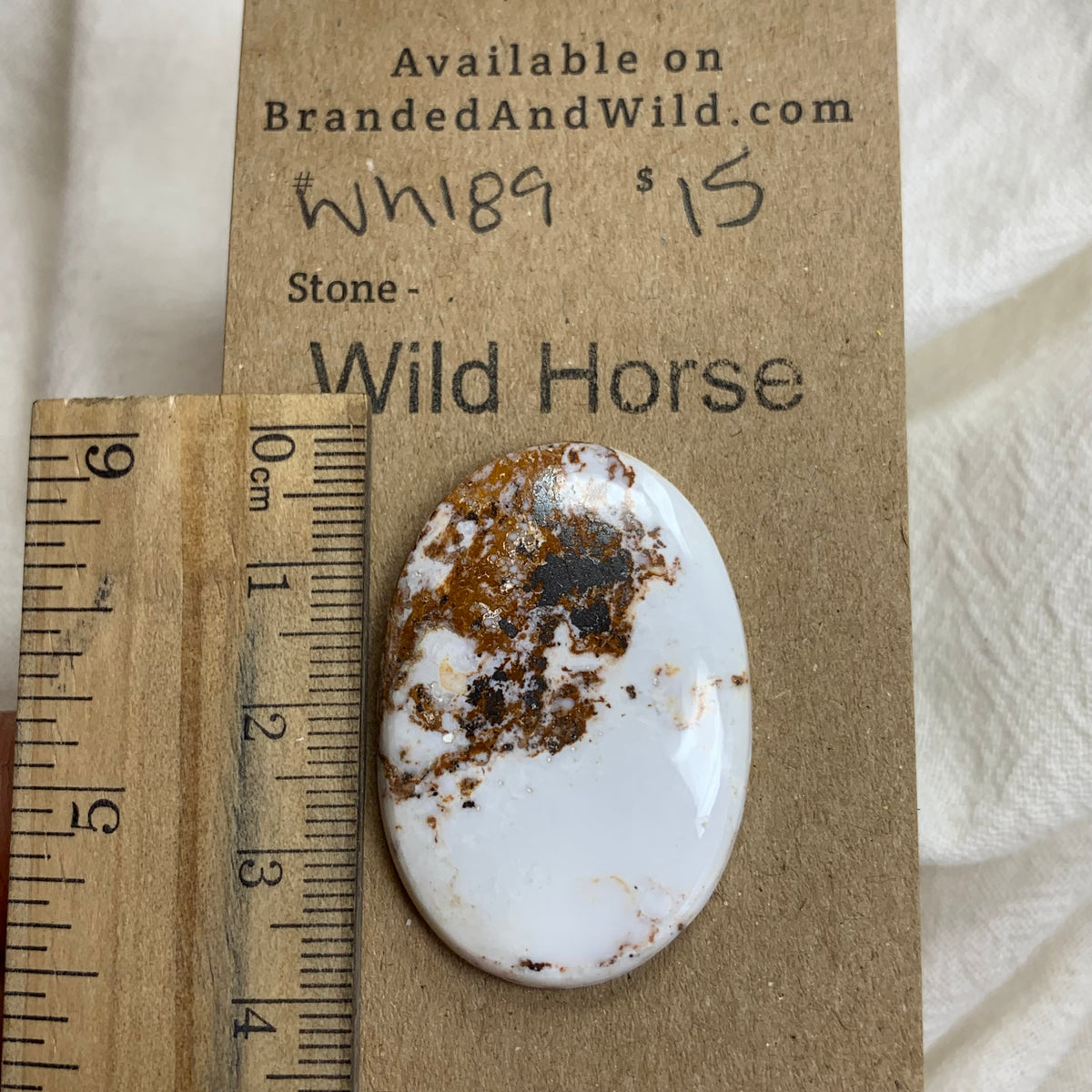 Wild Horse Cabochon - WH189 37736738-EAFE-4C66-9310-99BAD1D6BEF8 Brandedandwild.com