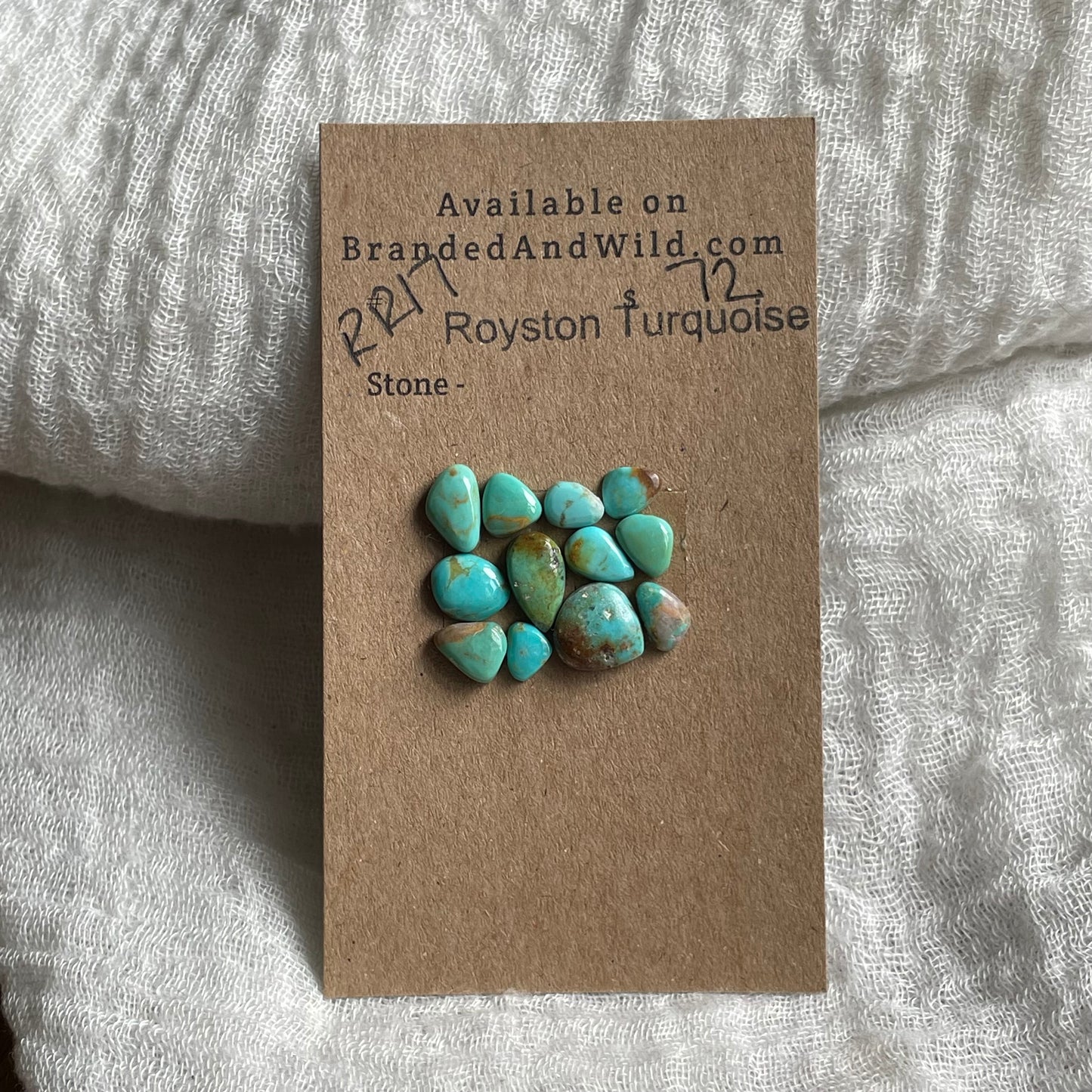 Royston Turquoise Cabochon - RR17 37883868-F071-4D70-859E-44FB7D06F90C Brandedandwild.com