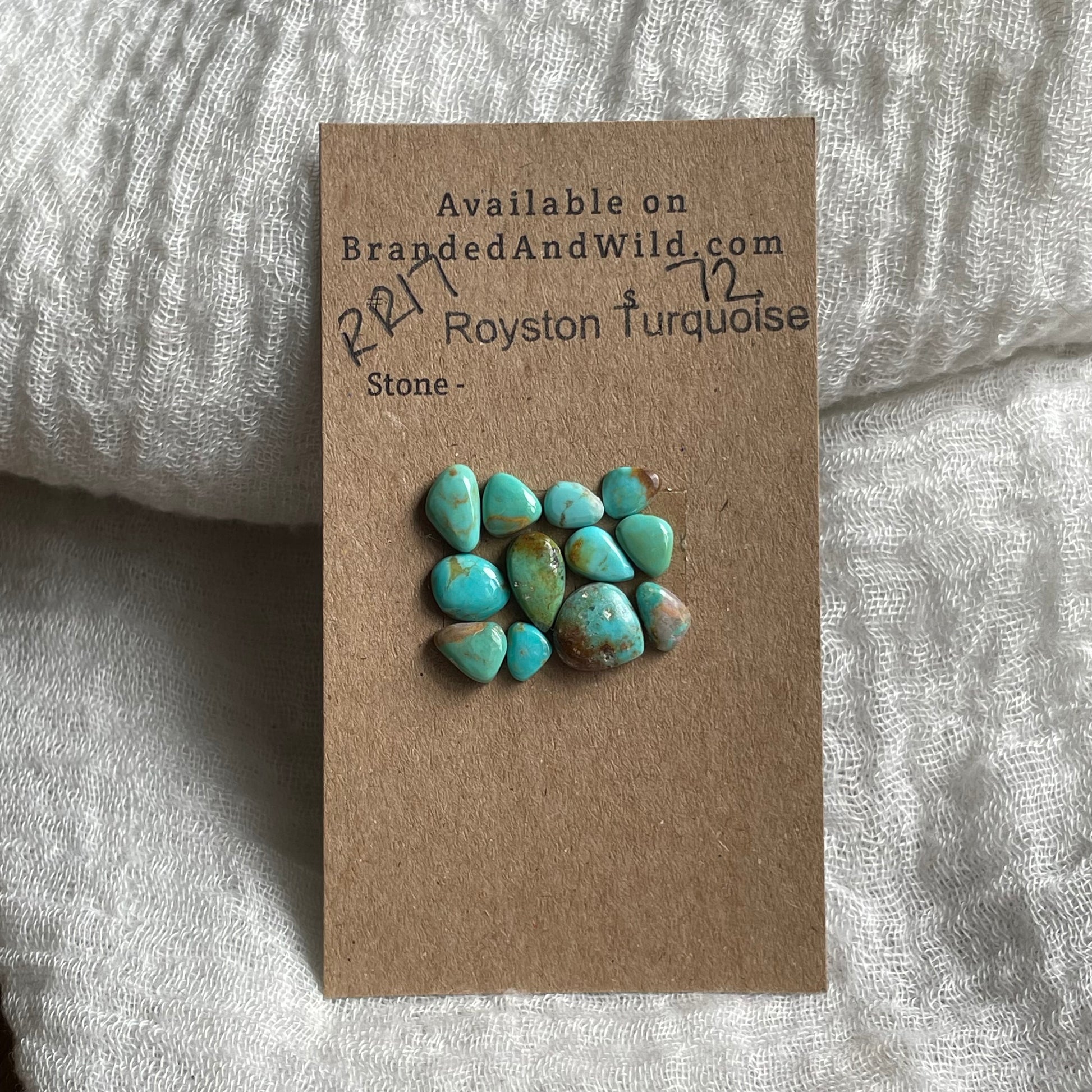 Royston Turquoise Cabochon - RR17 37883868-F071-4D70-859E-44FB7D06F90C Brandedandwild.com