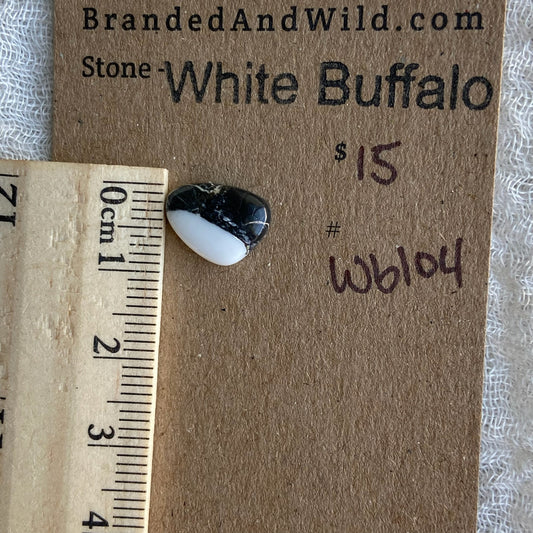 White Buffalo Cabochon - WB104