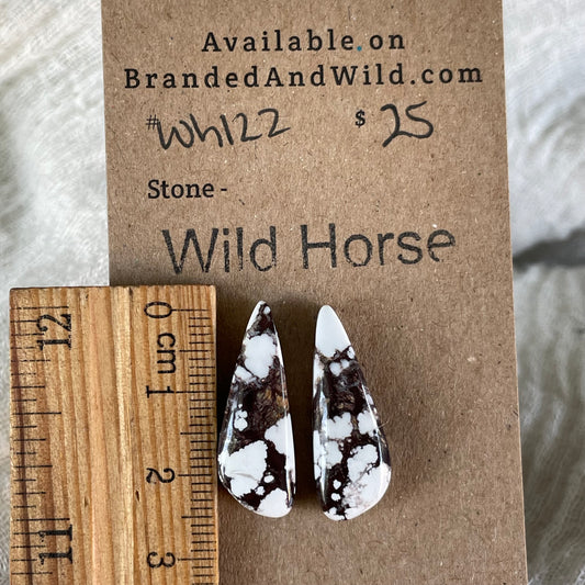 Wild Horse Cabochon - WH122 379DF62A-15E4-46CA-A5CC-34AF2D108830 Brandedandwild.com