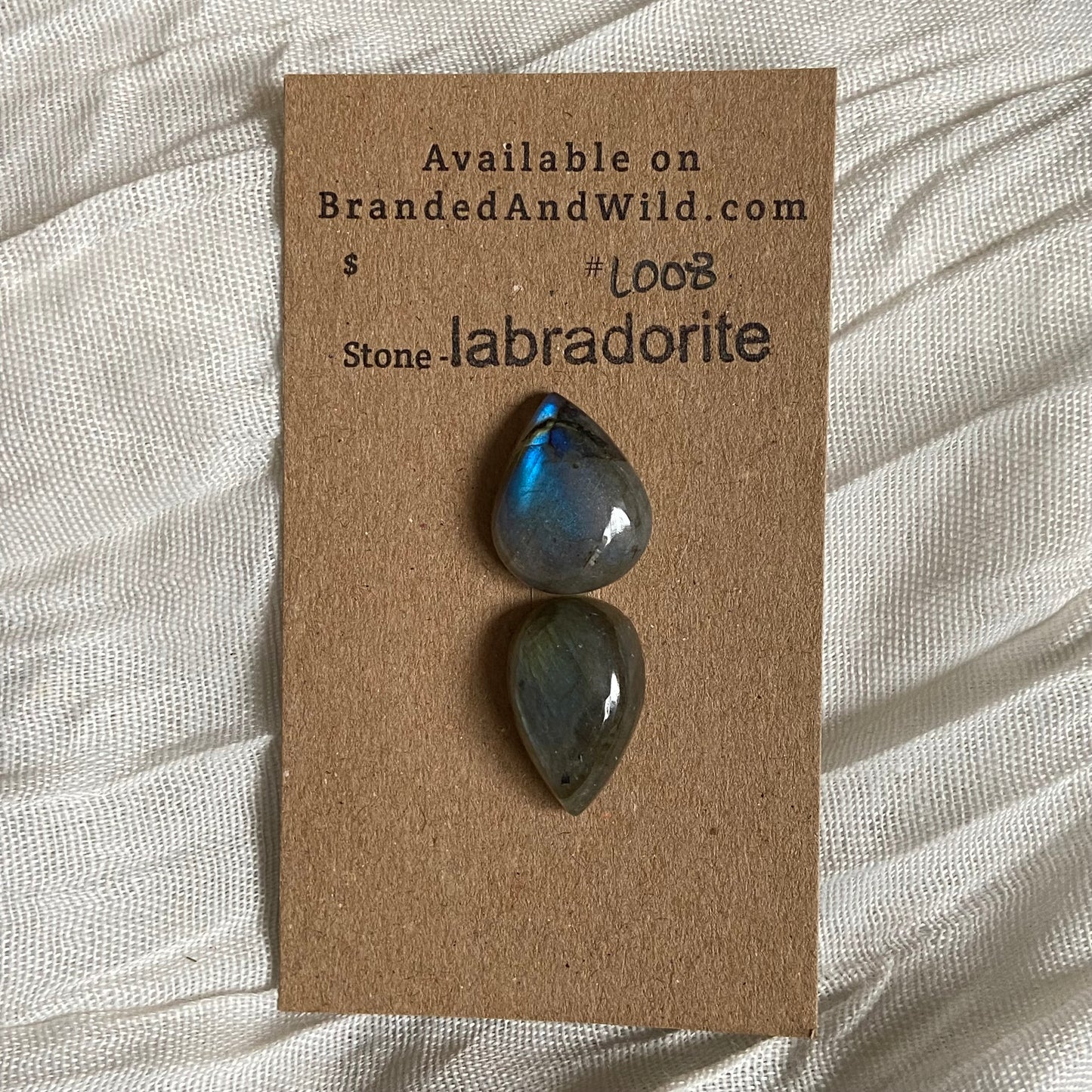 Labradorite Cabochon - L008 37CEB53E-67BD-4E67-9085-14C605FC1D36 Brandedandwild.com