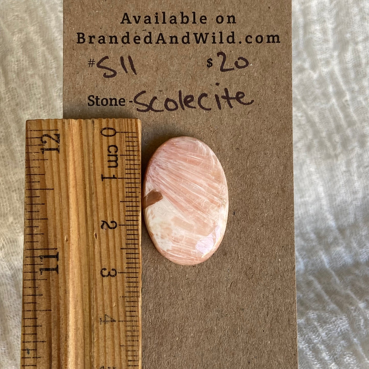 Scolecite Cabochon - S11