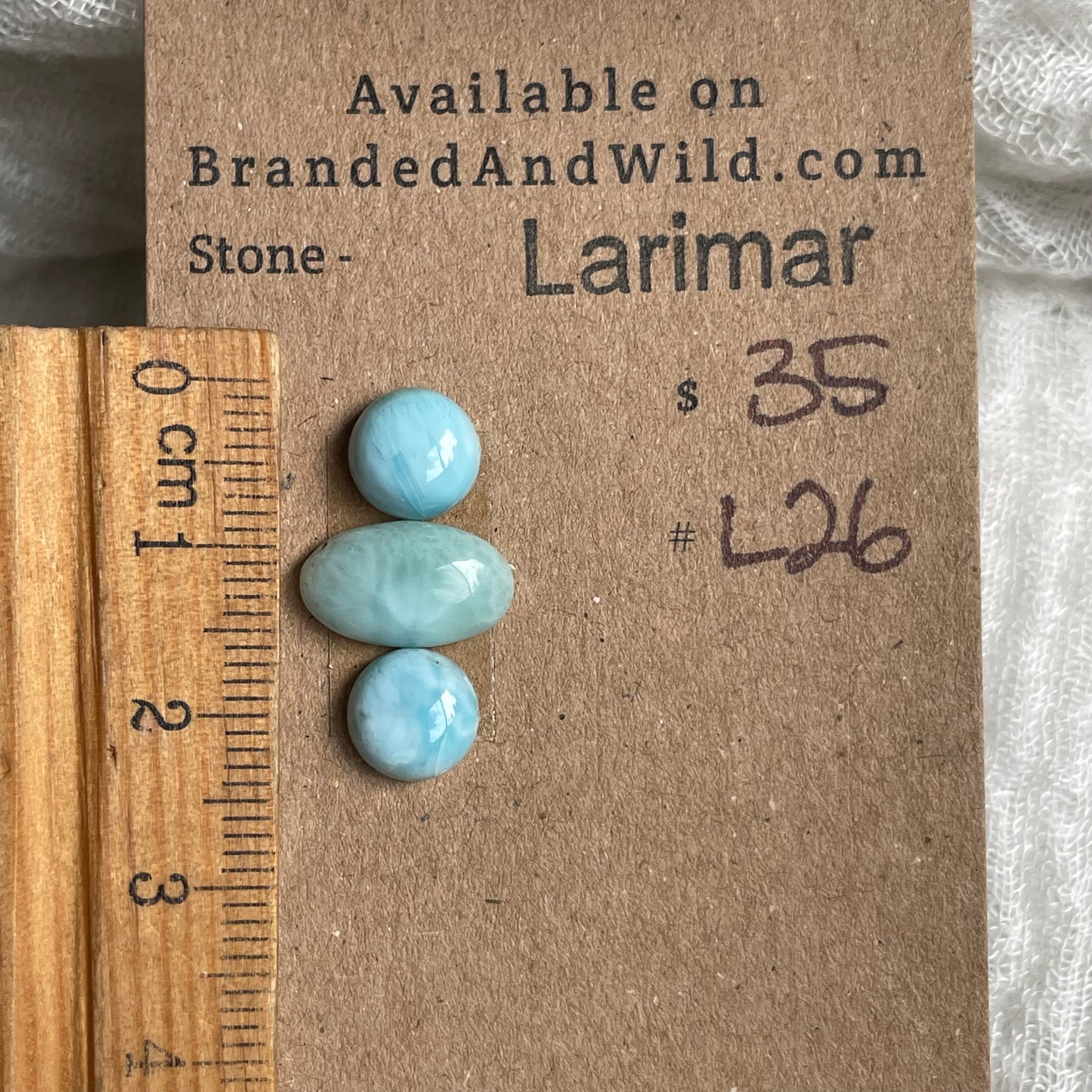 Larimar Cabochon - L30
