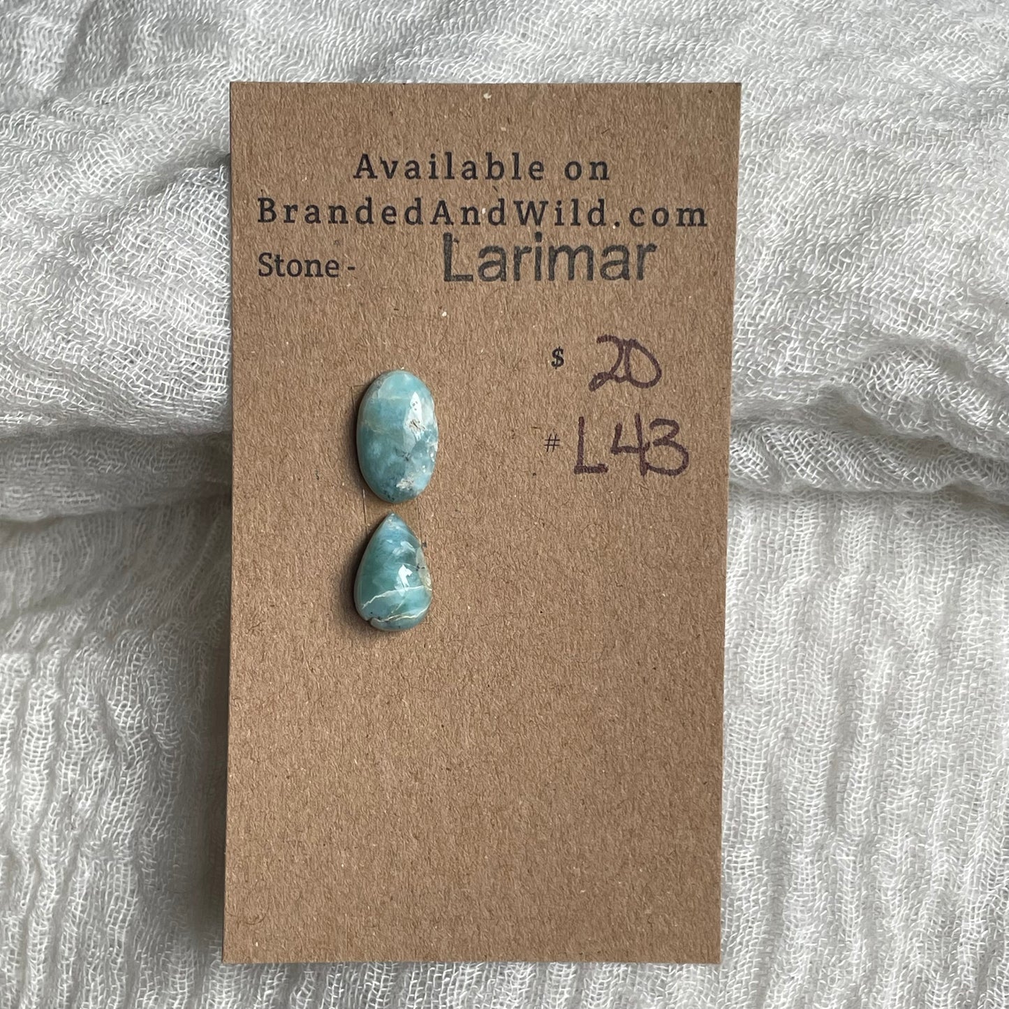 Larimar Cabochon - L43