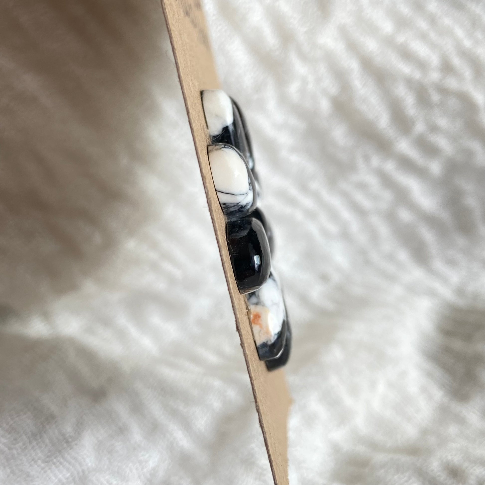 White Buffalo / Black Onyx Cabochon - Mix26 37F0262E-FF31-4B2D-9E0C-36C1689EE2F6 Brandedandwild.com