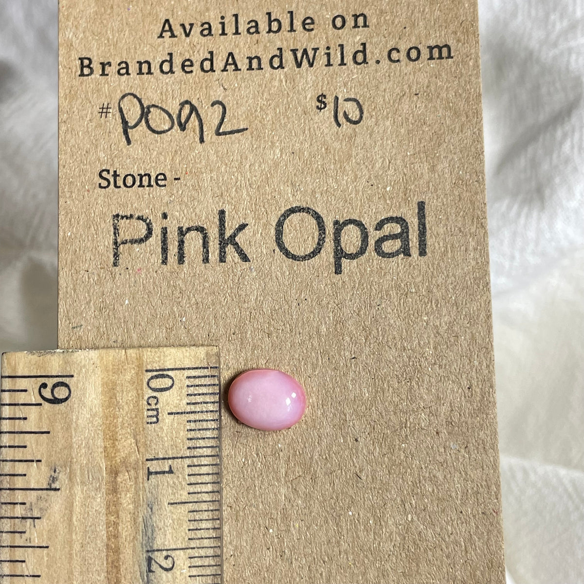 Pink Opal Cabochon - PO92 37F7DD55-F099-490C-85D0-311AA2102712 Brandedandwild.com