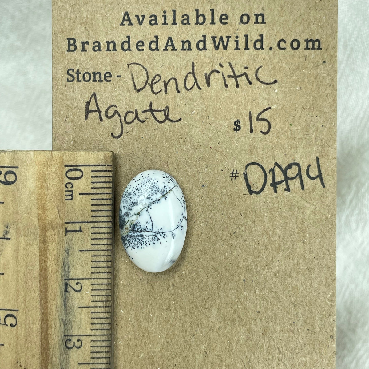 Dendritic Agate Cabochon - DA94 37FCB1F9-4040-417D-96E3-4F606ECC87D2 Brandedandwild.com