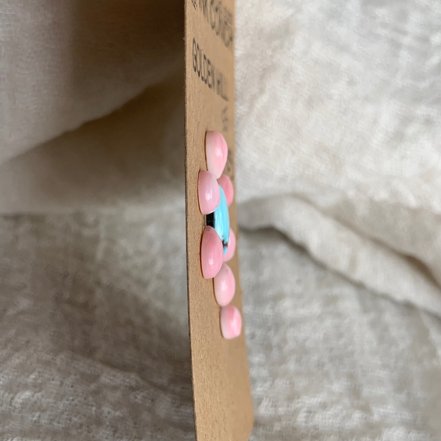 Pink Conch/Golden Hill Cabochon - PG23