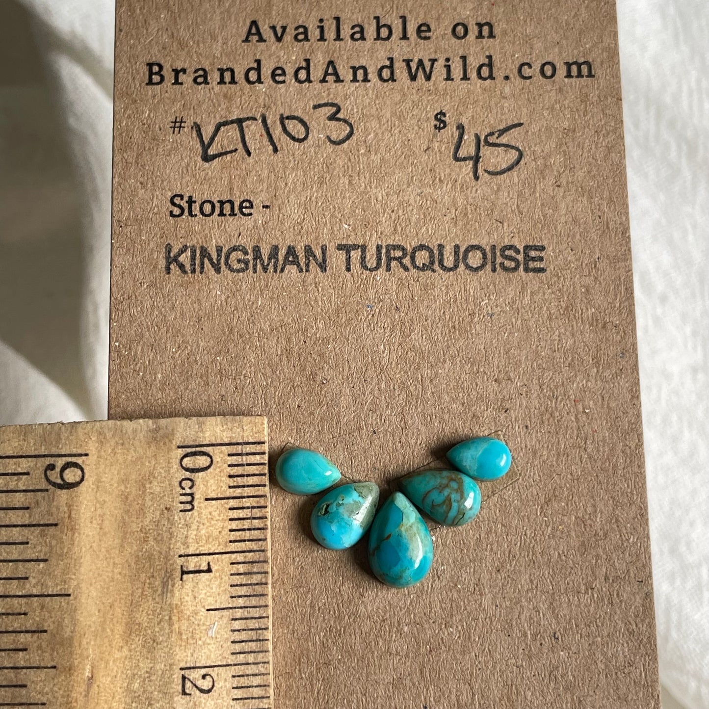 Kingman Turquoise Cabochon - KT103