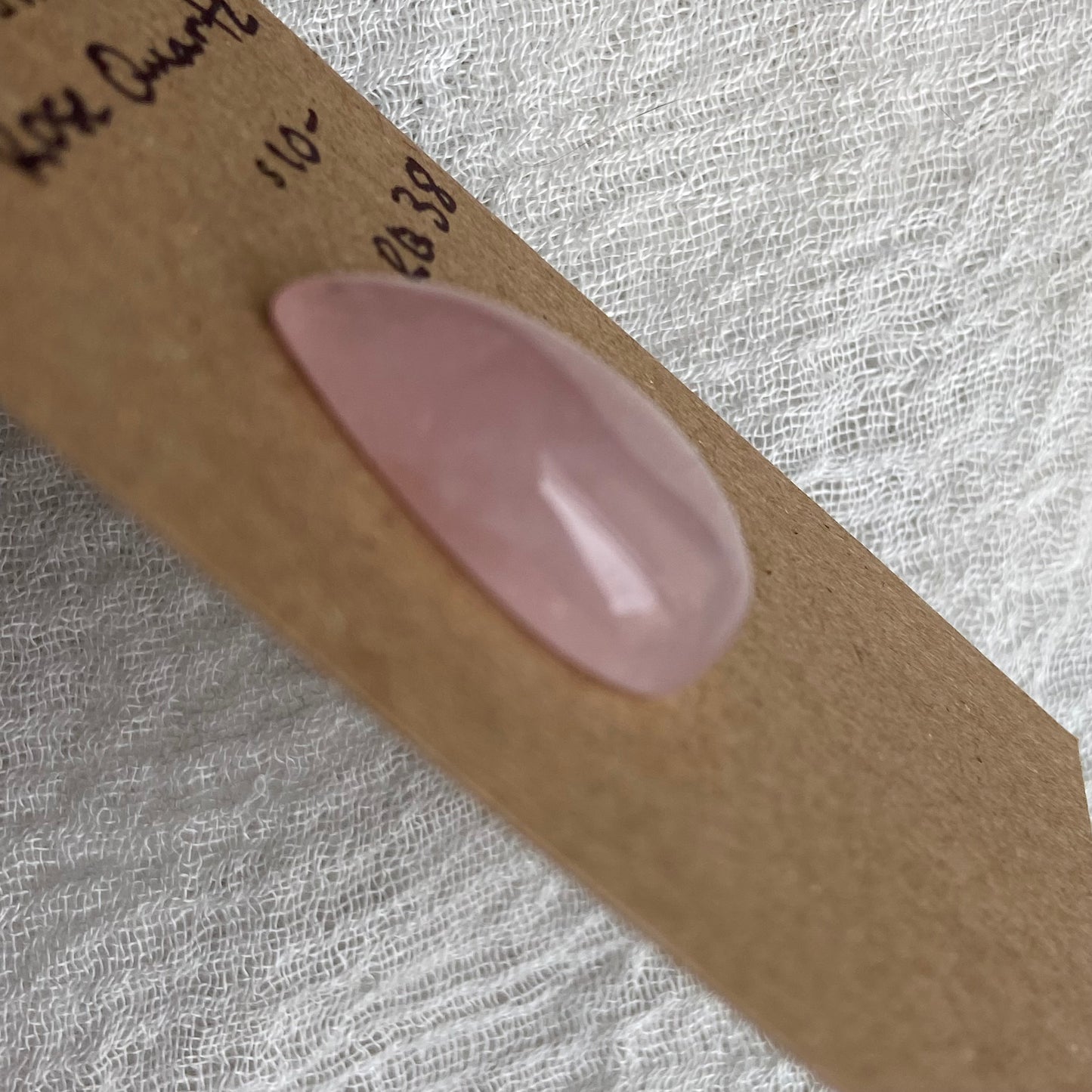 Rose Quartz Cabochon - RQ38