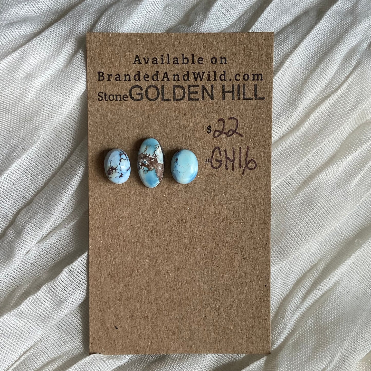 Golden Hill Cabochon - GH16 38239A81-43B2-4988-98CE-E515936429B4 Brandedandwild.com