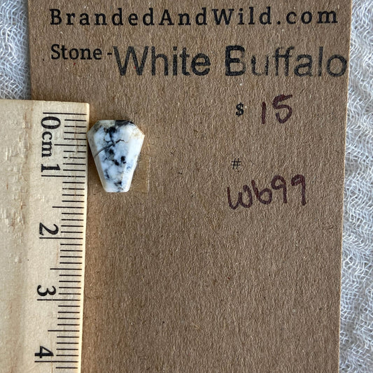 White Buffalo Cabochon - WB99