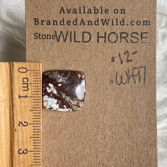 Wild Horse Cabochon - WH97 384C6757-2F5D-49C0-A496-140A9D1B542A Brandedandwild.com