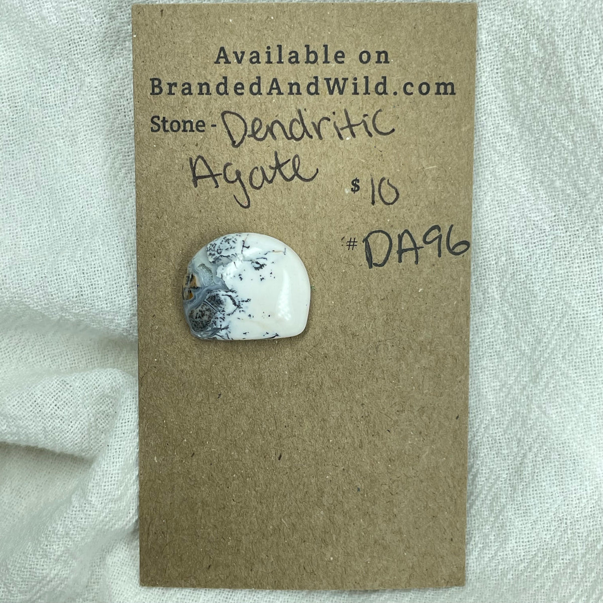Dendritic Agate Cabochon - DA96 384D9D3D-E26C-43C6-9581-6E253EC5CF14 Brandedandwild.com