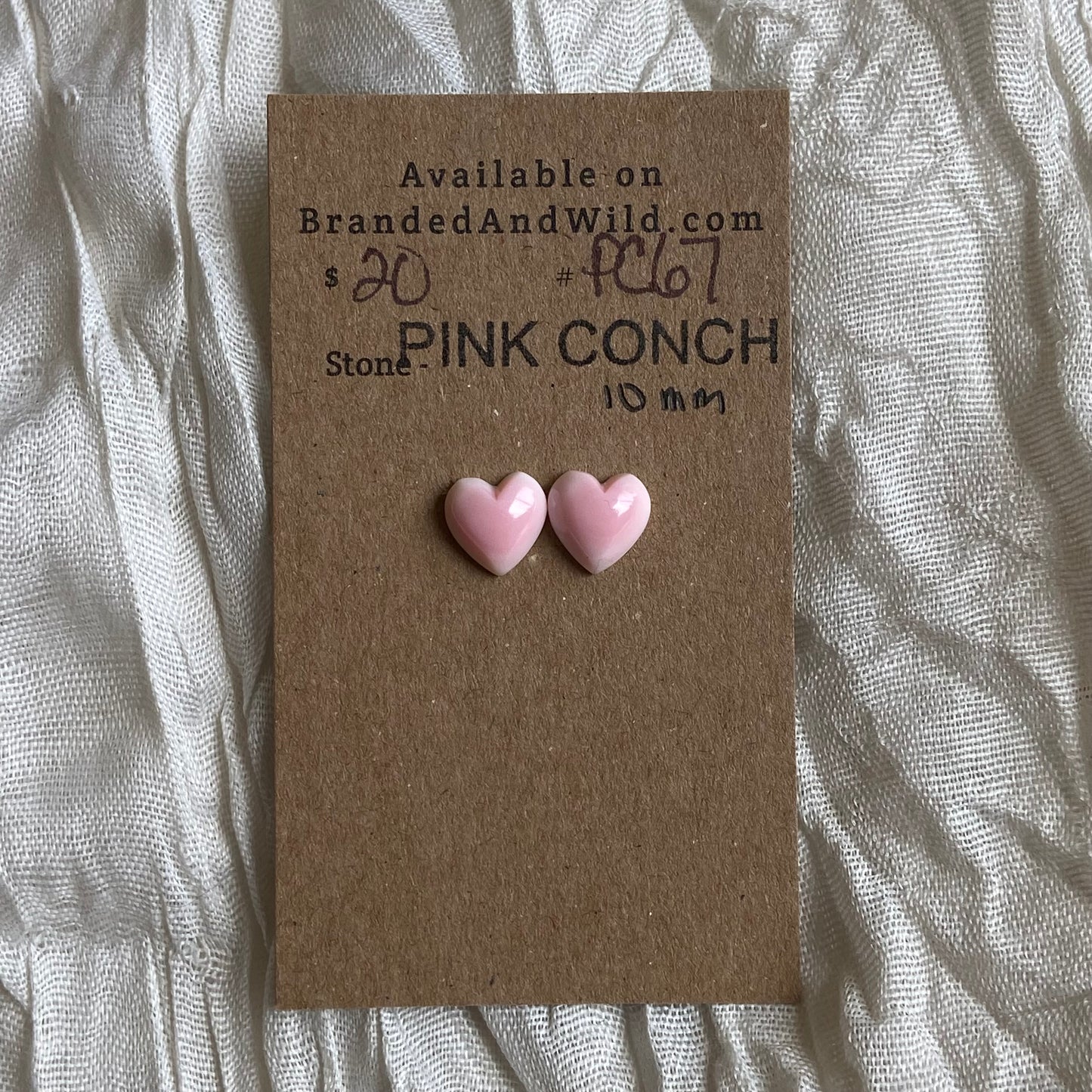 Pink Conch Cabochon - PC67 385C5E83-6EDC-4C85-84B5-02C541C3094B Brandedandwild.com