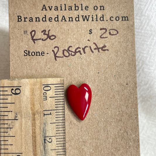 Rosarita - Cabochon - R36 385DD0FA-559C-4D42-BAC6-EE481F51D2D3 Brandedandwild.com
