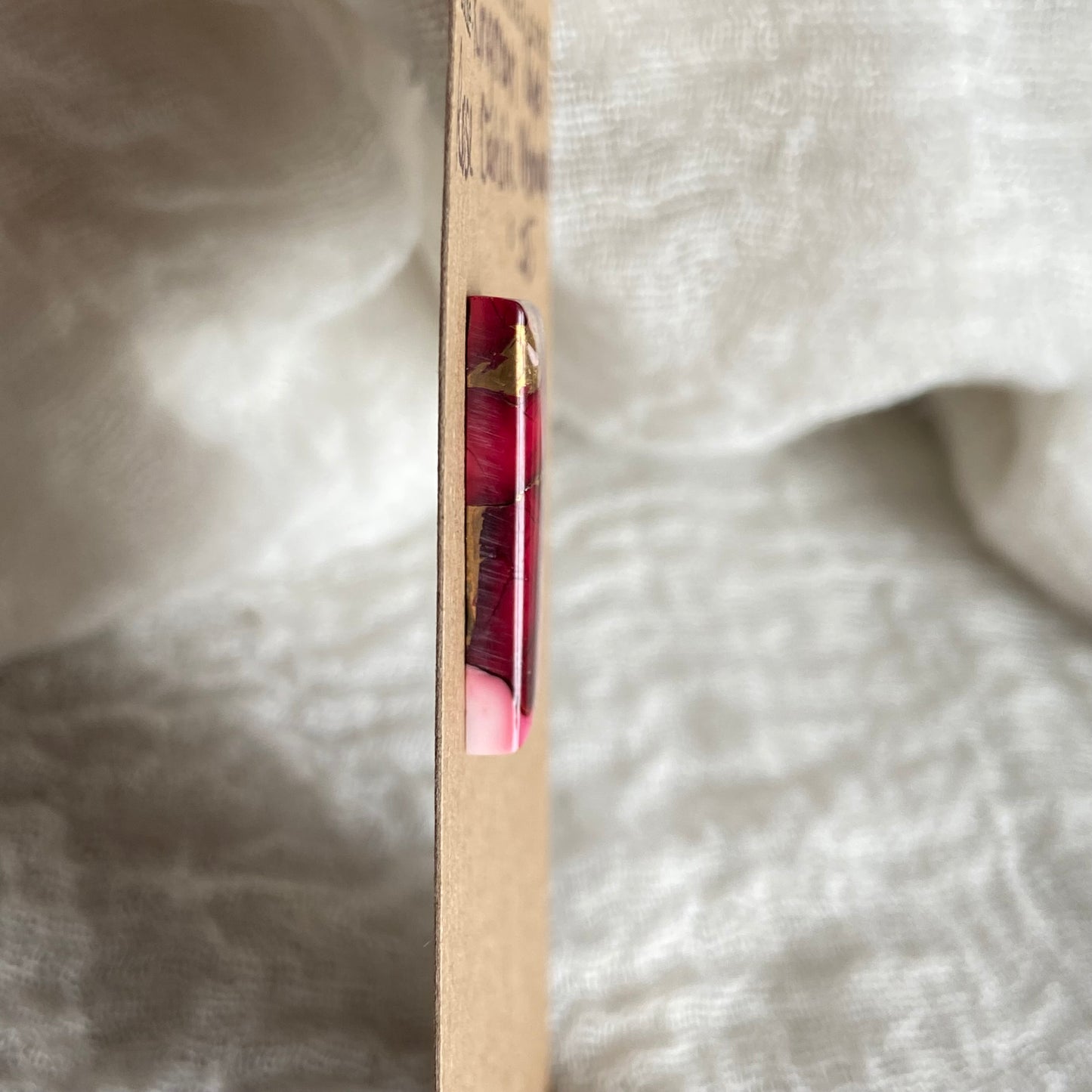Kingman Red Dahlia Rose Mohave Cabochon - KR17