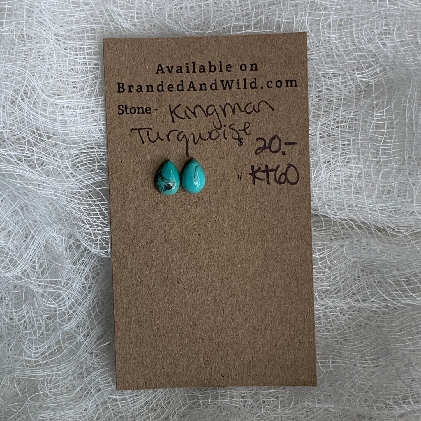 Kingman Turquoise (composite) Cabochon - KT60