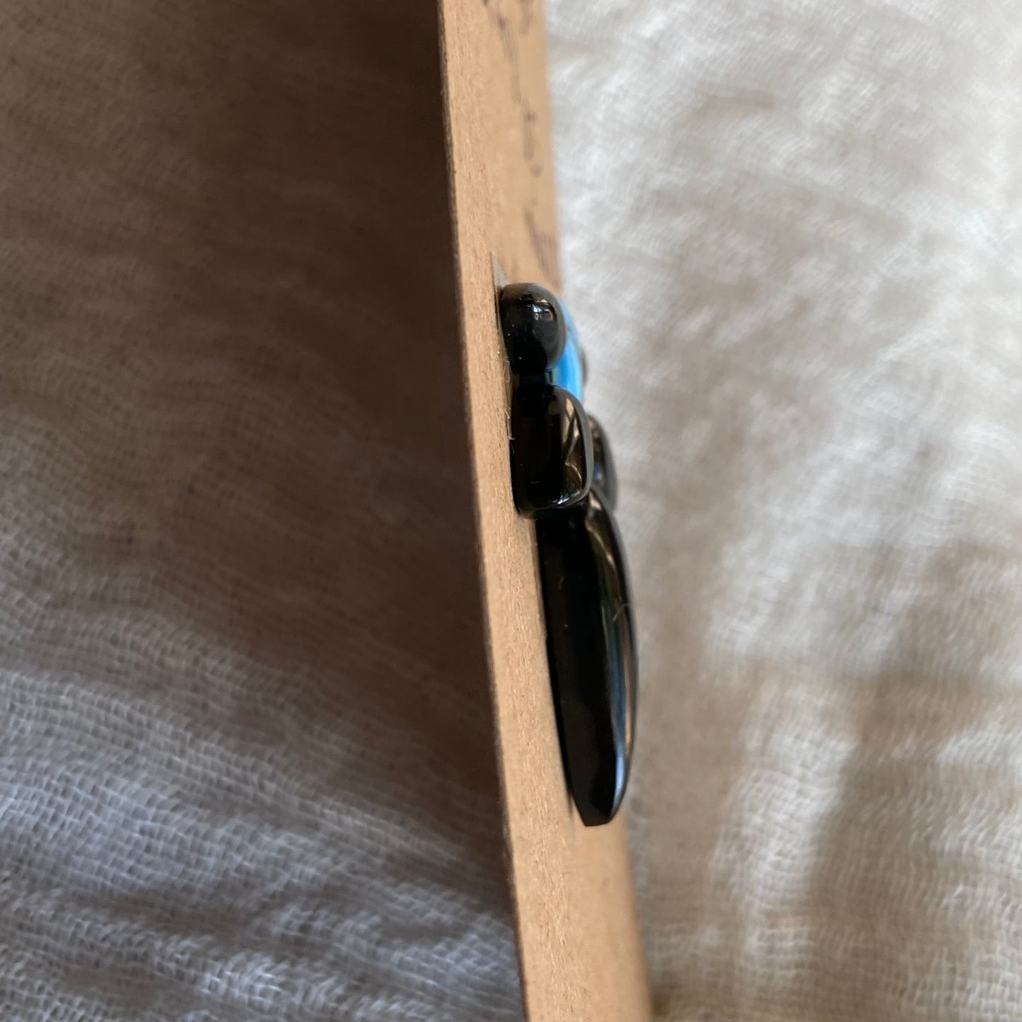 Black Onyx / Golden Hill Cabochon - MIX123