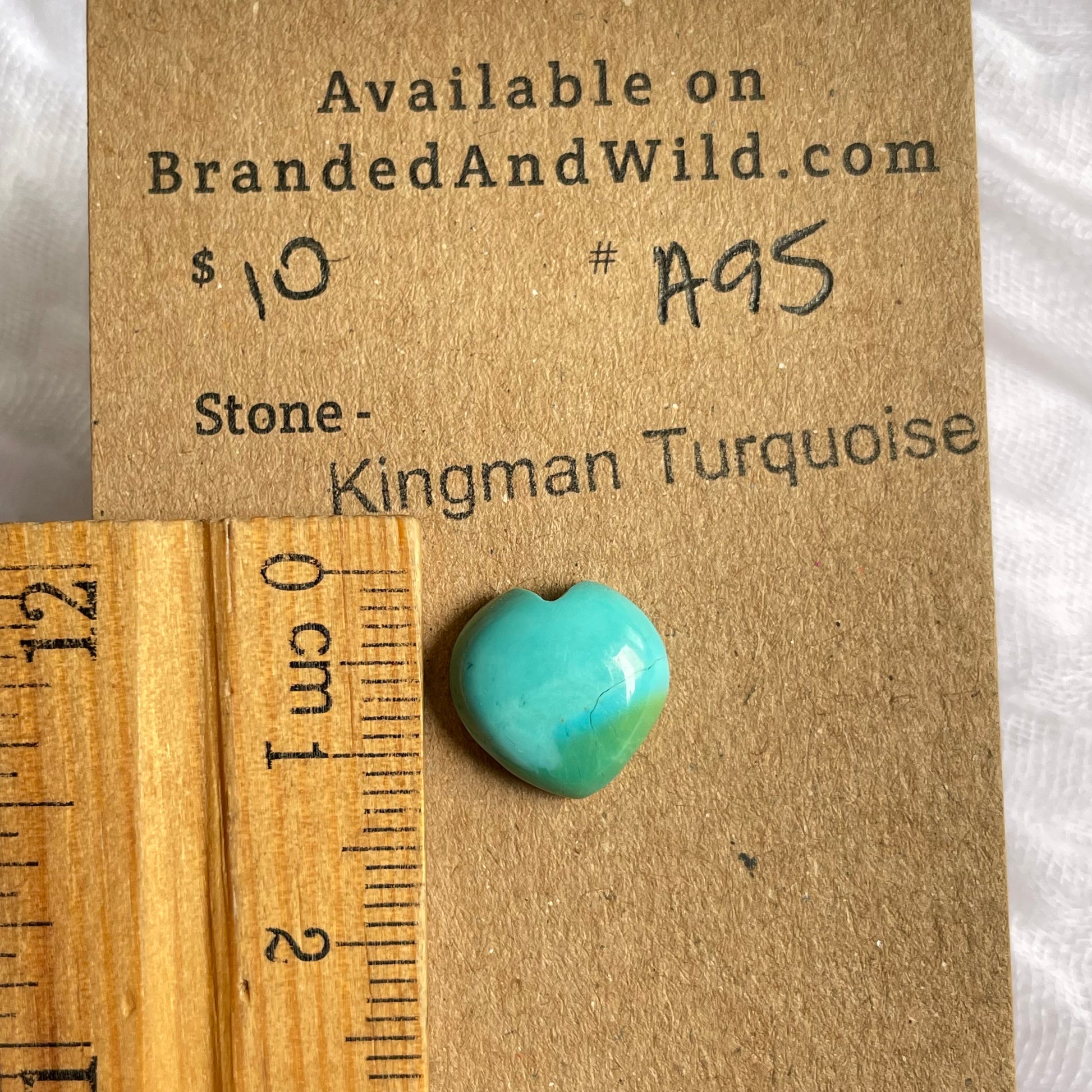 Kingman Turquoise Cabochon - KT95 38AEAAA4-B415-42EC-8763-A1E3AA3913BF Brandedandwild.com