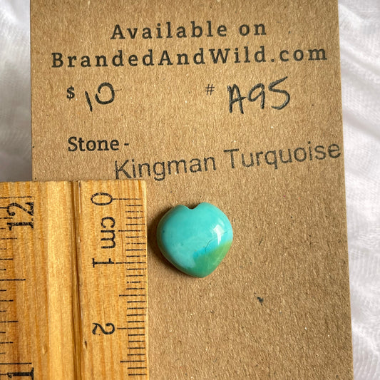 Kingman Turquoise Cabochon - KT95 38AEAAA4-B415-42EC-8763-A1E3AA3913BF Brandedandwild.com