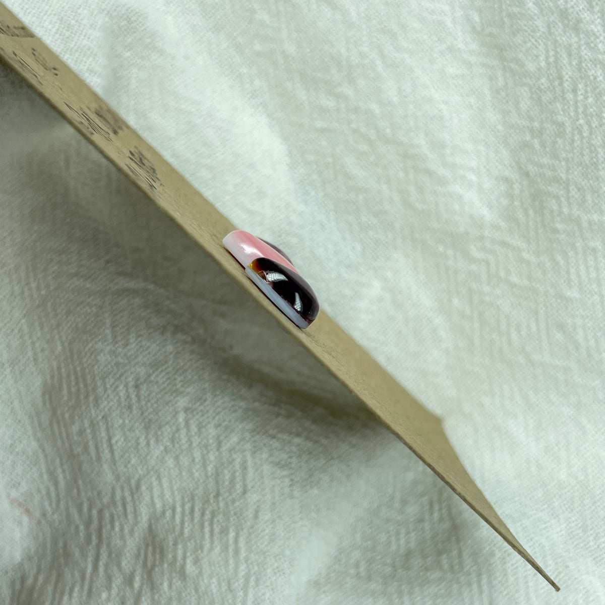 Pink Conch / Oyster Shell Cabochon - PO07 38AF5D26-7C5C-46D7-996C-D30A9FB56FB8 Brandedandwild.com