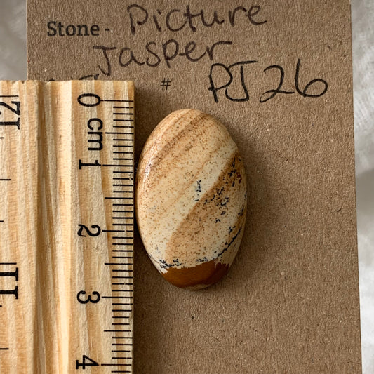 Picture Jasper cabochon - PJ26