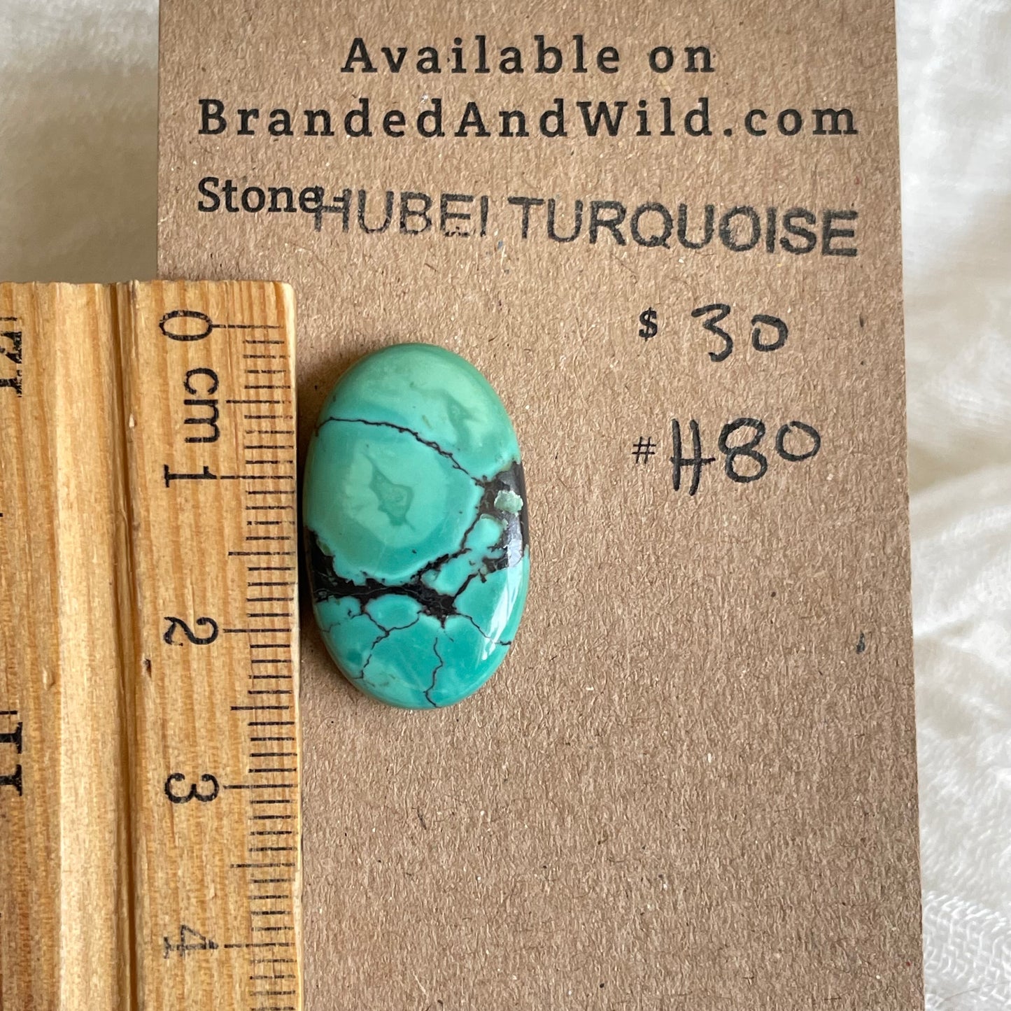 Hubei Turquoise Cabochon - H80 38DC7B89-1830-45EB-8B31-852B007A1476 Brandedandwild.com