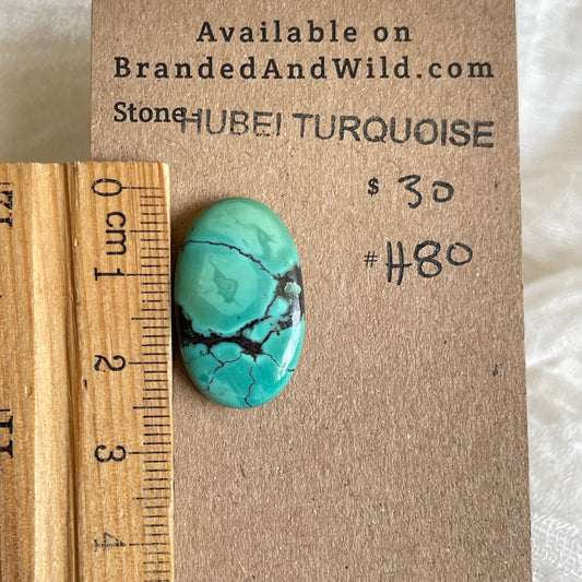Hubei Turquoise Cabochon - H80 38DC7B89-1830-45EB-8B31-852B007A1476 Brandedandwild.com