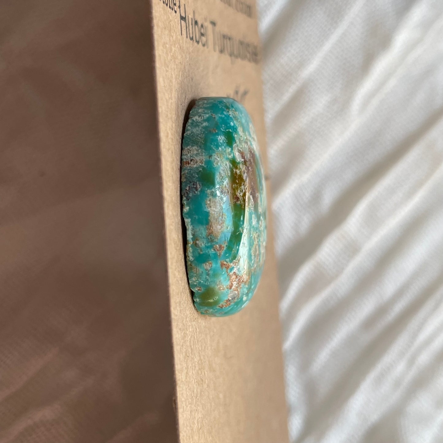 Hubei Turquoise Cabochon - H152 38E3856C-D955-4937-9F63-2ECC5DC9C005 Brandedandwild.com