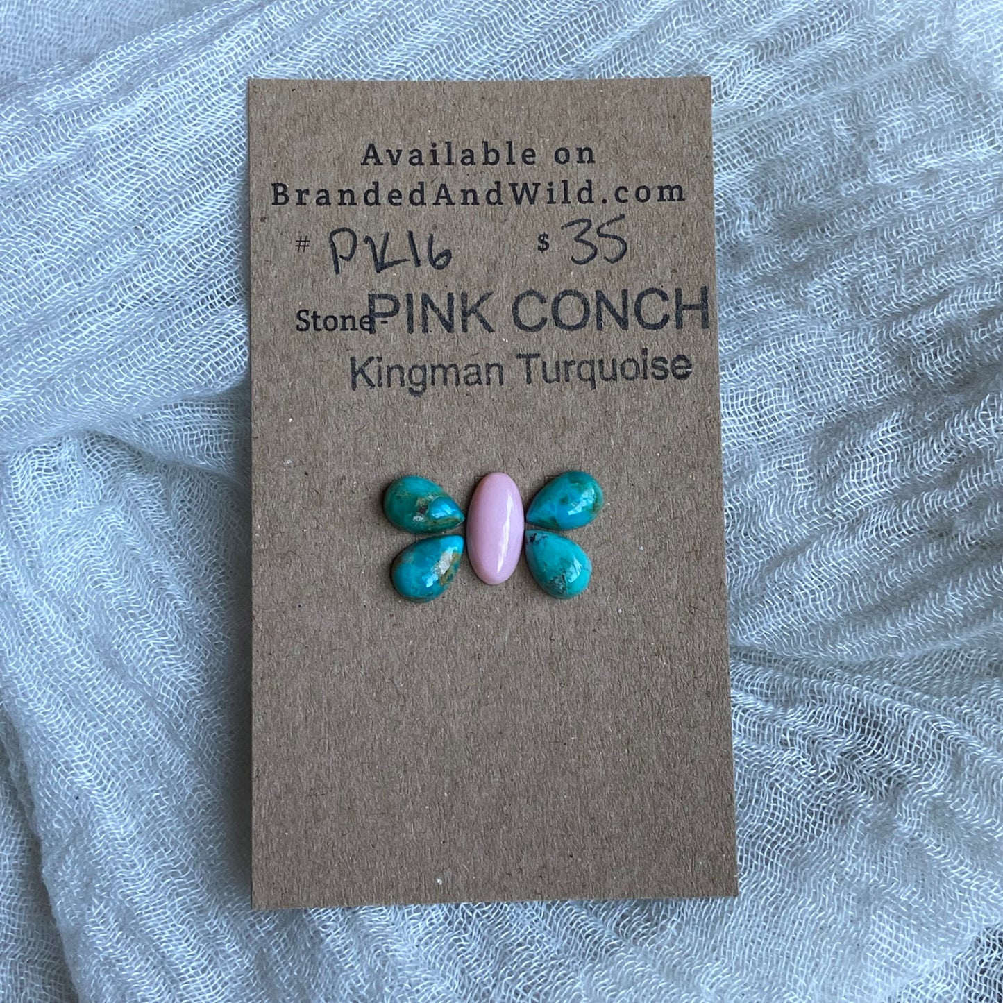 Pink Conch / Oyster Shell Cabochon - PK16