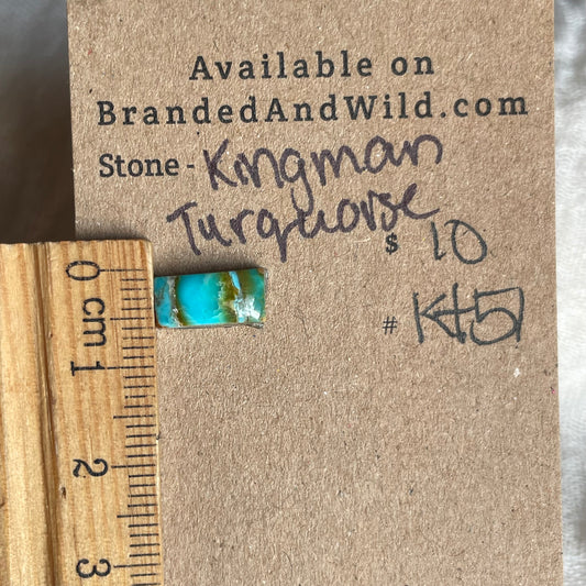 Kingman Turquoise Cabochon - KT51 390A7B50-13F9-482E-8C4E-E20845F8D03C Brandedandwild.com