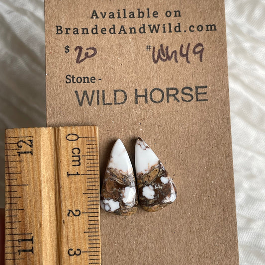 Wild Horse Cabochon - WH49 3919236E-38A5-420C-BE45-0043BDF96C26 Brandedandwild.com