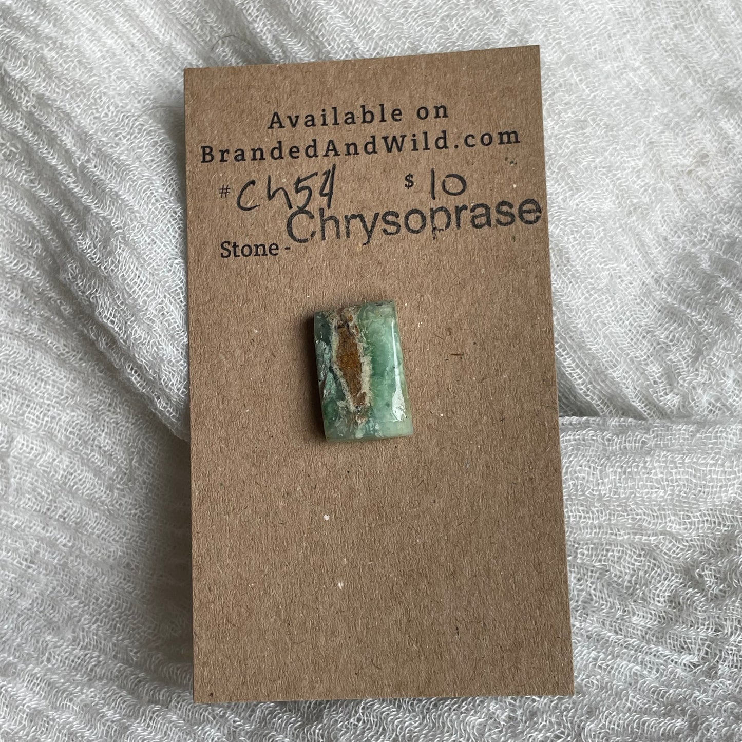 Chrysoprase Cabochon - Ch54