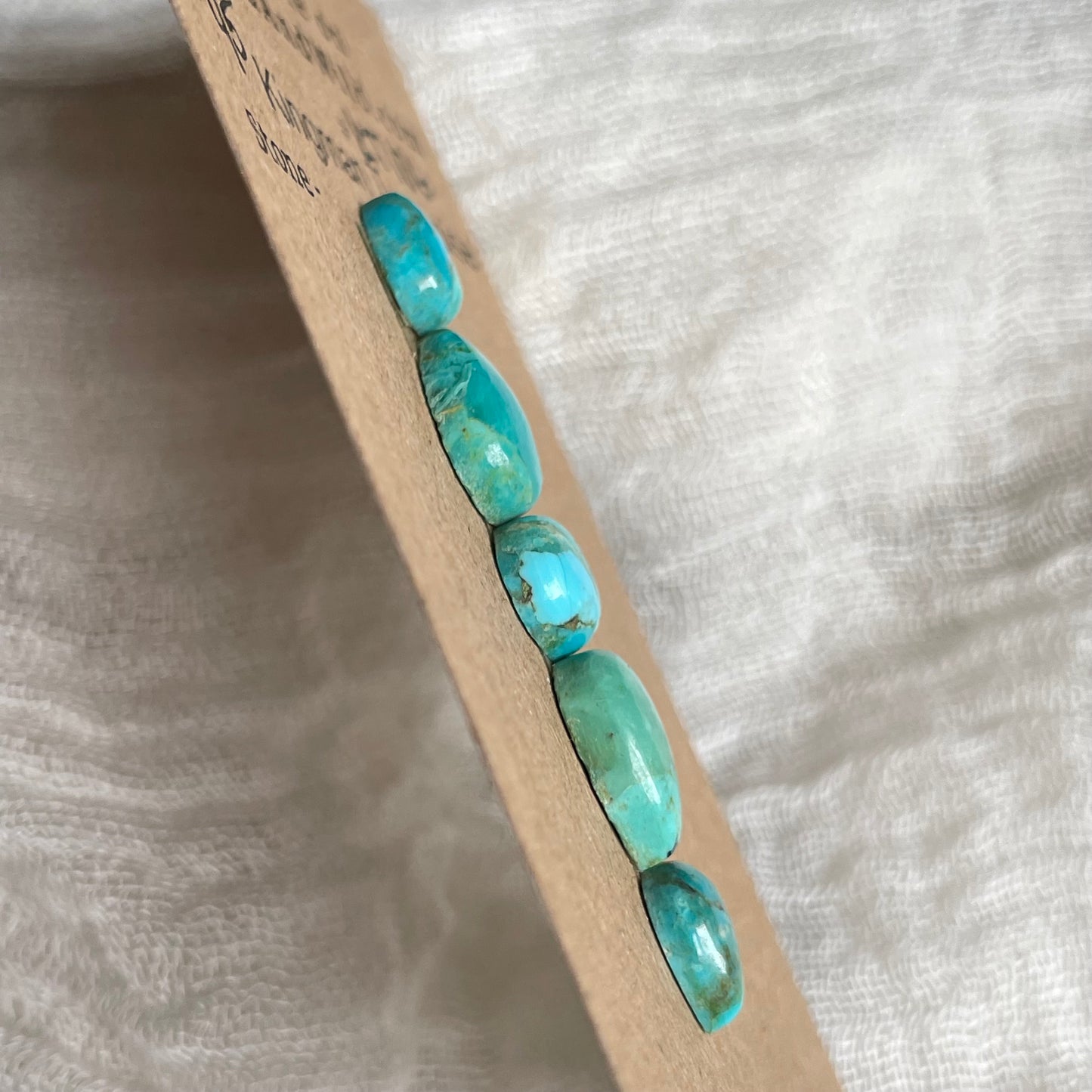 Kingman Turquoise Cabochon - KT106 39445A8B-1E24-455B-87AD-08926E22A94B Brandedandwild.com