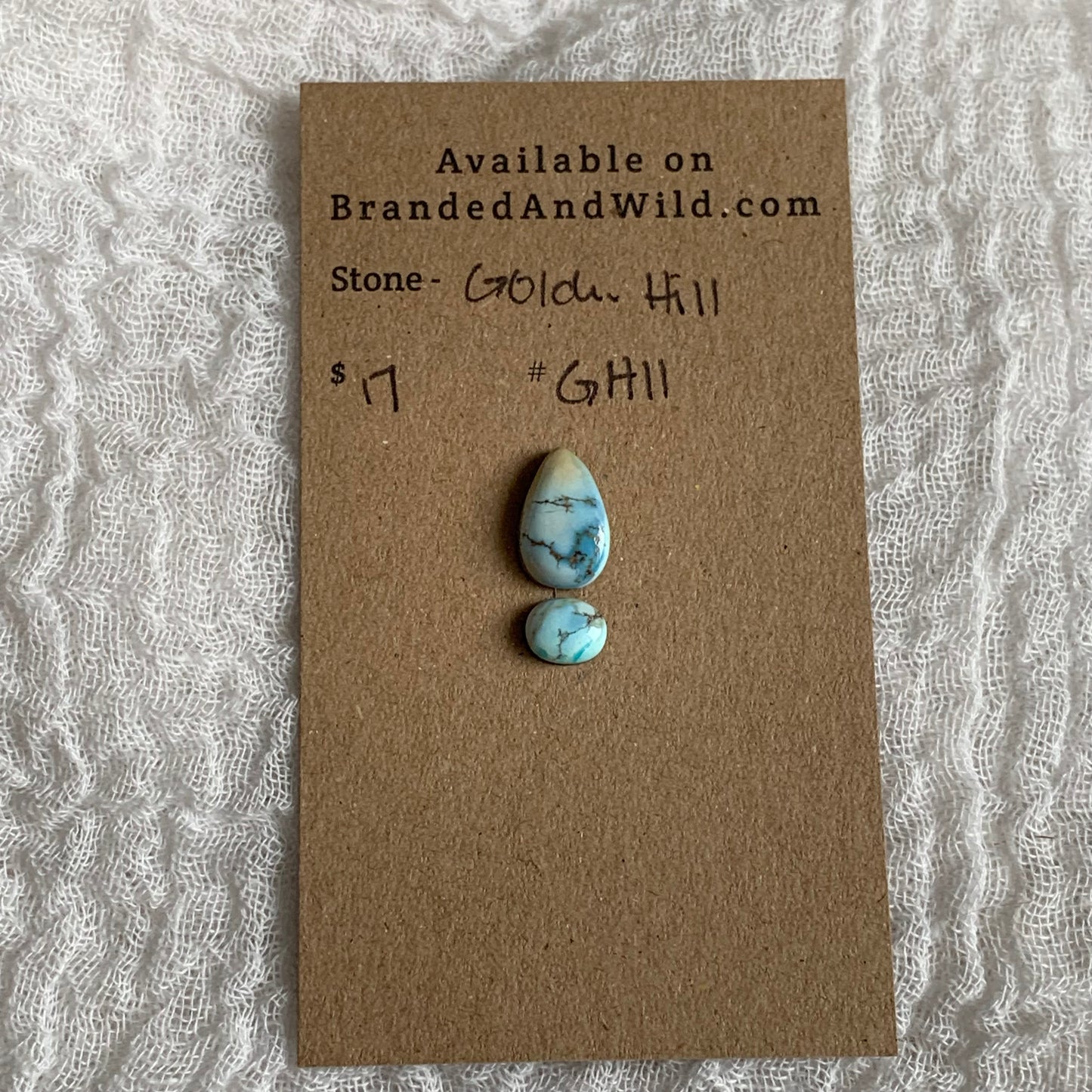 Golden Hill Turquoise Cabochon - GH11