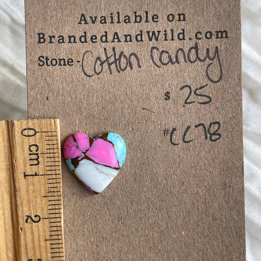 Cotton Candy Cabochon - CC78 396CA7C6-9C24-4CF7-B700-198DF301140A Brandedandwild.com