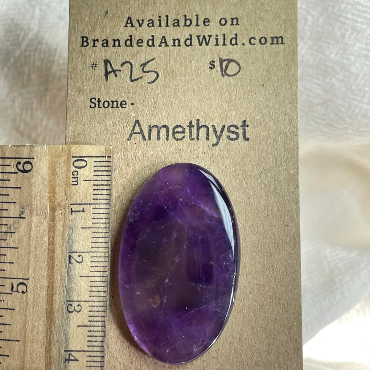 Amethyst Cabochon - A25 396E834F-6C73-49C2-A149-4B571D377536 Brandedandwild.com