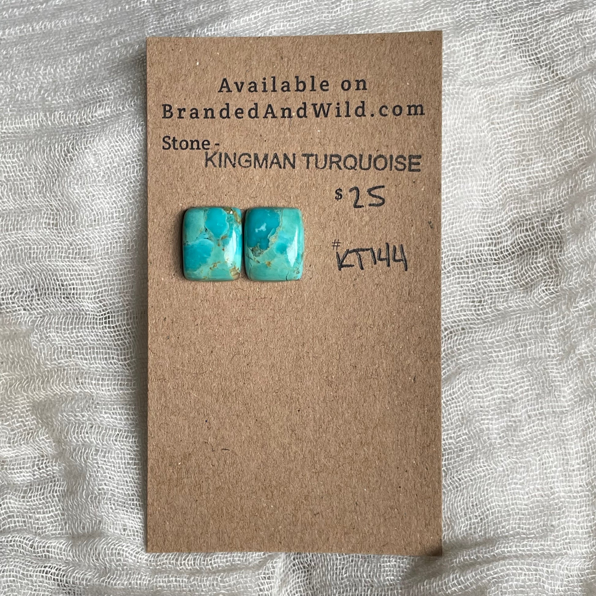 Kingman Turquoise Cabochon - KT144 3980466E-2171-403B-9000-223AEC2D2706 Brandedandwild.com