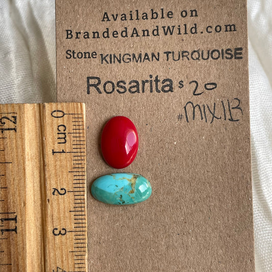 Rosarita / Kingman Turquoise Cabochon - MIX113 3994F4EB-D950-40B0-AD1D-429CF7FD3701 Brandedandwild.com
