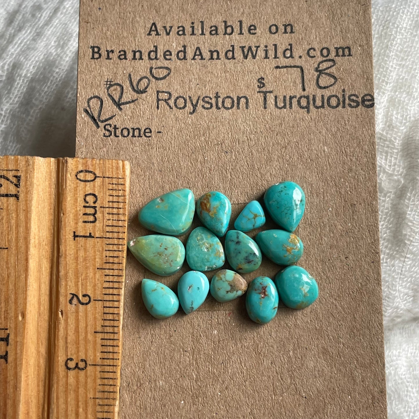 Royston Turquoise Cabochon - RR60 399559E2-F0B0-46CC-926C-2BD7B4DB24F5 Brandedandwild.com