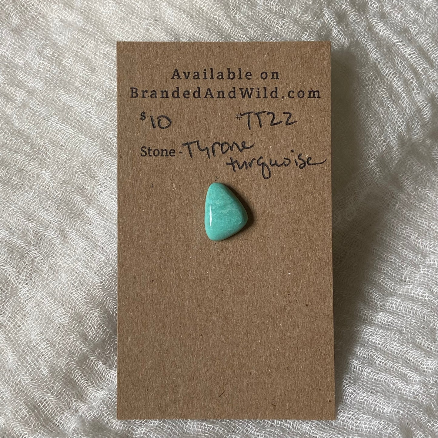 Tyrone Turquoise Cabochon - TT22 39CCFB91-0615-4F72-B671-2755E0A72FAA Brandedandwild.com